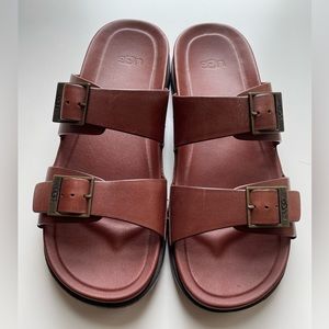 UGG leather sandals